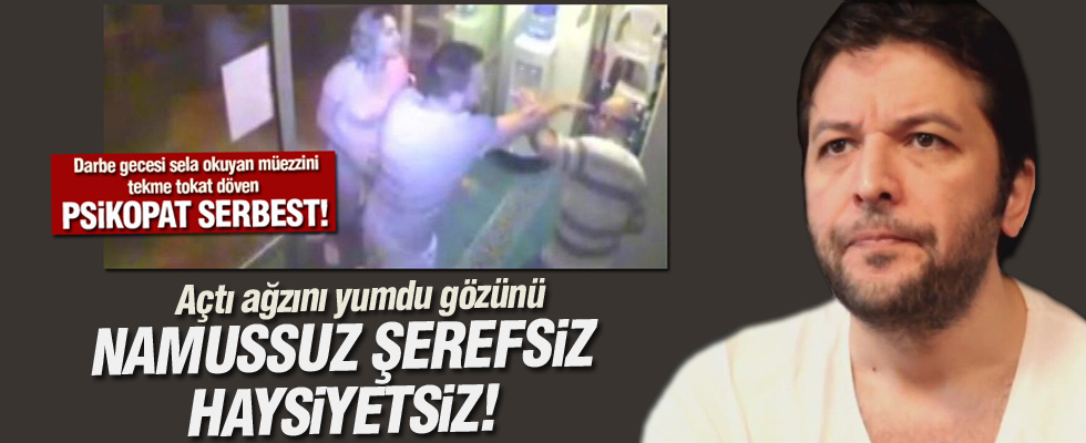 Nihat Doğan müezzin döven adama fena saydırdı