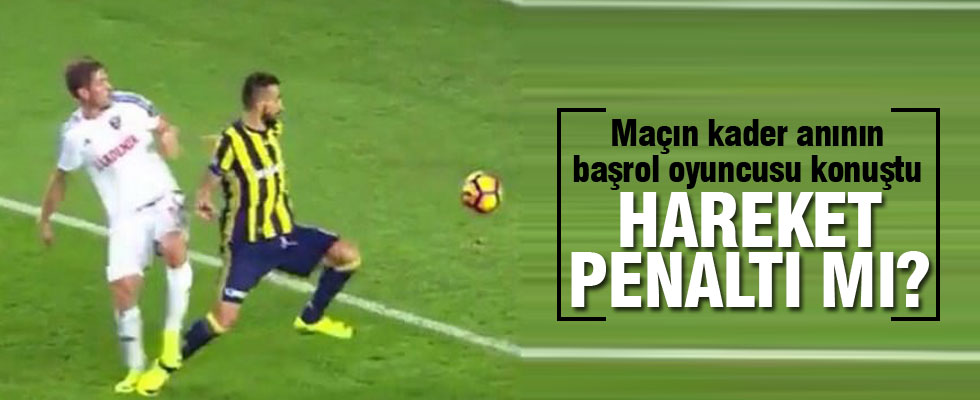 Mehmet Topal penaltı açıklaması