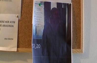 Apartmandan Ayakkabı Hırsızlığı Kamerada