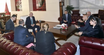 Kılıçdaroğlu, PES Başkanı Stanişev'le  Görüştü