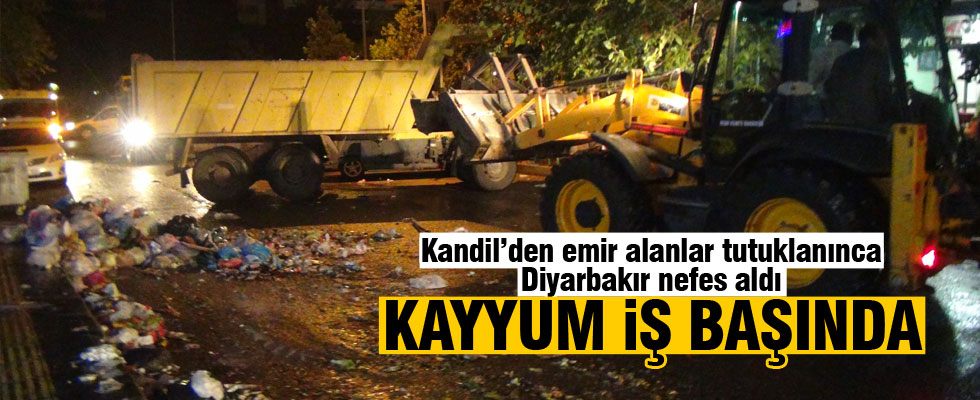 Diyarbakır'da çöpler toplanmaya başladı