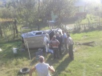 Bartın'da Otomobil Şarampole Uçtu Açıklaması 1 Yaralı