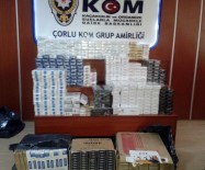 KONTROL NOKTASI - Çorlu'da 6 Bin Paket Kaçak Sigara Ele Geçirildi