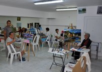 YAĞLıBOYA - Didim Ticaret Odası'nda Resim Kursları Yeniden Başladı