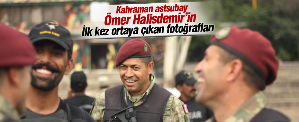 Kahraman astsubay Halisdemir'in tatbikat fotoğrafları
