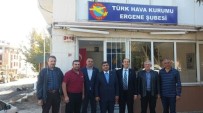 TÜRK HAVA KURUMU - Kaymakam Kızıltoprak THK Ergene Şubesi'ni Ziyaret Etti