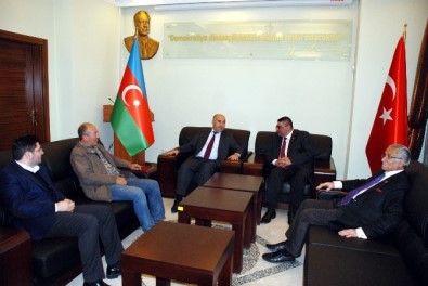 KKDGC Başkanı Daşdelen'den Azerbaycan Kars Başkonsolosu Guliyev'e Ziyaret