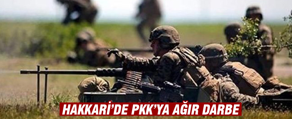 Hakkari Han Tepe'de 4 PKK'lı öldürüldü