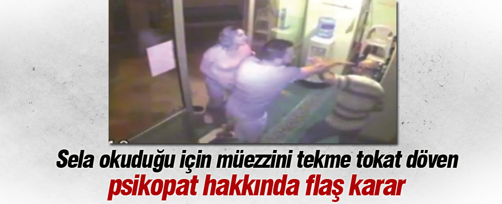 Müezzine saldıranlar hakkında yeniden yakalama kararı