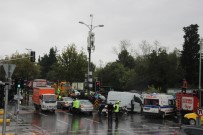 BETON MİKSERİ - Sarıyer'deki Kaza Sonrası Trafik Durdu