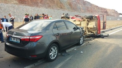 Balıkesir'de Trafik Kazası Açıklaması 6 Yaralı