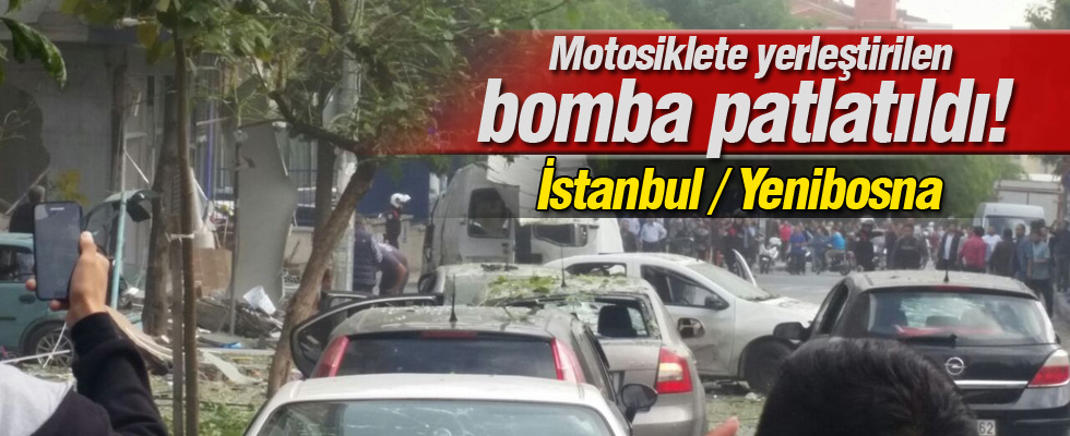 Yenibosna'da bombalı motosikletle saldırı