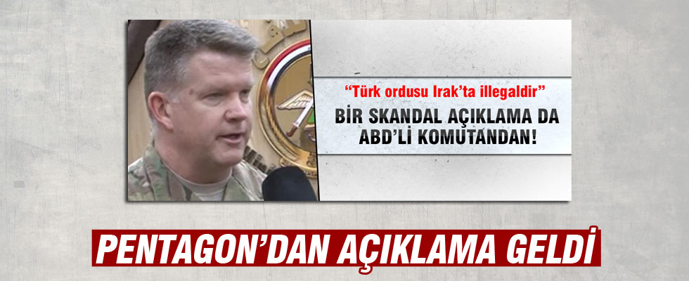 Pentagon'dan 'Türk askeri illegal' sözüne yalanlama