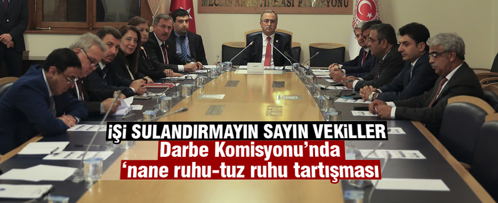 Darbe Komisyonu'nda tartışma