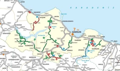 Karayolları'ndan Samsun'a 72 Milyon TL'lik Yol Yatırımı