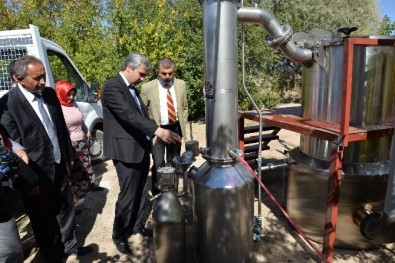 Kayseri'de Bir İlke Daha İmza Atıldı Açıklaması Lavanta Yağı Üretimi İçin Distilasyon Ünitesi Kuruldu