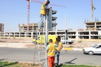 SELAHATTIN EYYUBI - Mahabad Bulvarı'nda Sinyalizasyon Çalışması