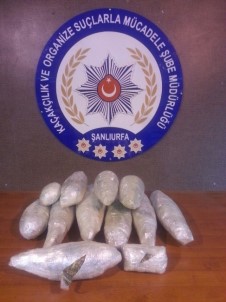 Otobüsün Bagajındaki Taburelerde Esrar Çıktı