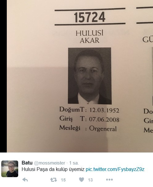 Hulusi Akar'ın hangi takımlı olduğu ortaya çıktı