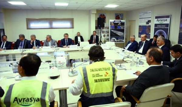 Cumhurbaşkanı Erdoğan Avrasya Tüneli'nden geçti