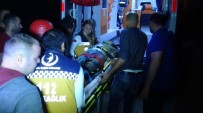 İNŞAAT ALANI - 4 Metreden İnşaat Alanına Düşen Kadın Ağır Yaralandı
