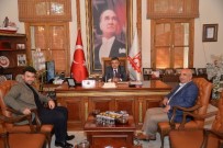 Başkan Yağcı'ya TSO Başkanı Ateş Ve Giyim Ve Mensucat Odası Başkanı Balcı'dan Ziyaret