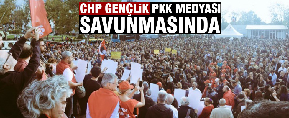 CHP'liler PKK'nın kanalı savunmasında