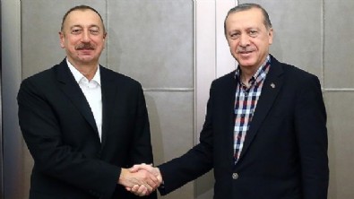 Cumhurbaşkanı Erdoğan Aliyev ile bir araya geldi