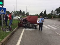 Samsun'da Trafik Kazası Açıklaması 4 Yaralı