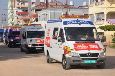 Suriye'ye 24 Ambulans