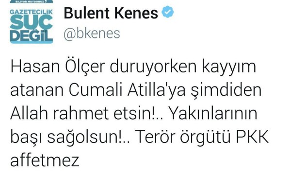 FETÖ'cü Bülent Keneş'ten alçak tehdit!