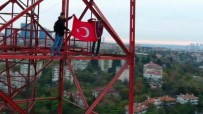 İSTANBUL BOĞAZI - 100 Metre Yükseklikte Cumhuriyet Bayramı Kutlaması