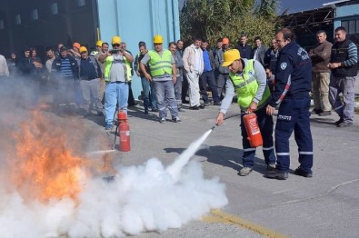 Bandırma'da Yangın Tatbikatı