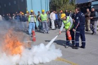 YANGIN TÜPÜ - Bandırma'da Yangın Tatbikatı