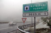 BOLU DAĞı - Bolu Dağı'nda yoğun kar yağışı başladı!