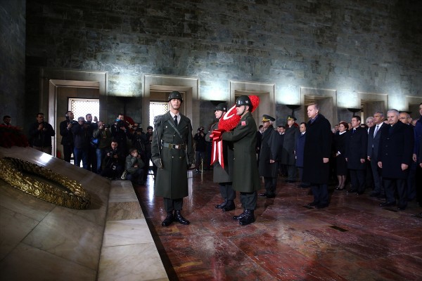 Liderler Anıtkabir'de