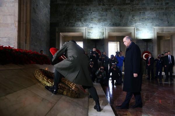 Devletin zirvesi Anıtkabir'de