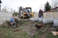 ŞEREFIYE - Akyazı'da Alt Yapı Çalışmaları Devam Ediyor