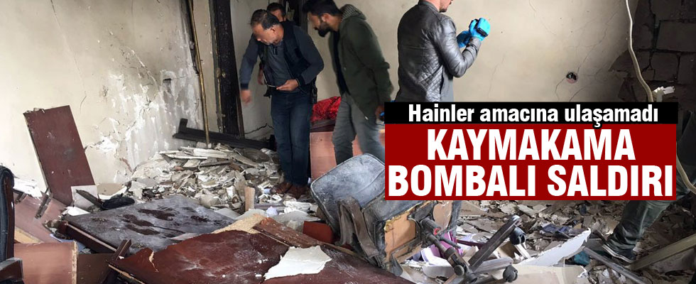 Mardin'de kaymakama bombalı saldırı