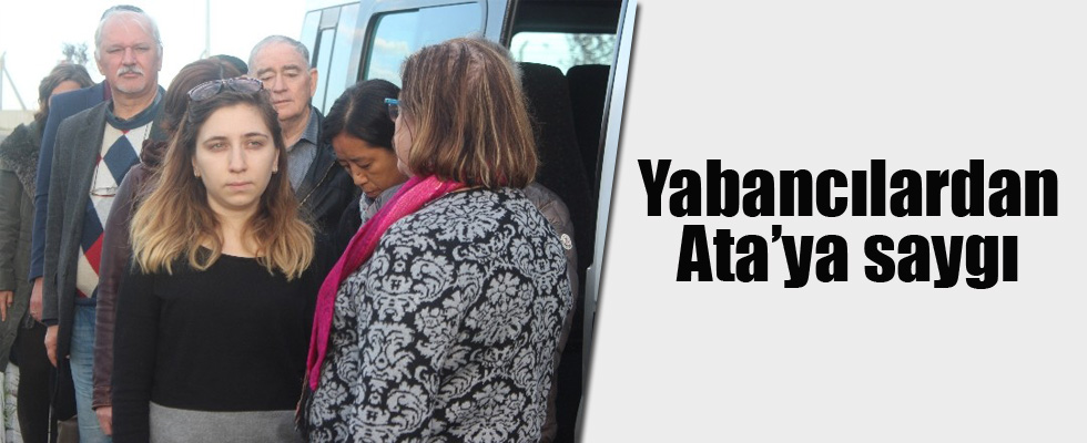 Yabancılardan Ata'ya saygı