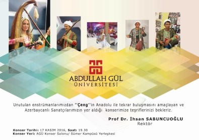 AGÜ'de 'Çengname' Konseri
