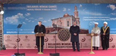 Cumhurbaşkanı Erdoğan, Belarus'ta Cami Açılışına Katıldı