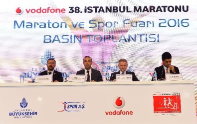 Vodafone 38. İstanbul Maratonu'nun Basın Toplantısı Yapıldı