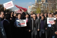 GAZİ YAKINLARI - Avusturya Büyükelçiliği Önünde Protesto