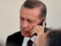 Erdoğan'dan başsağlığı telefonu
