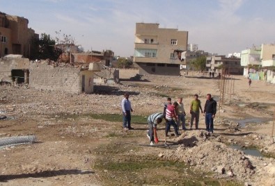 Nusaybin'de Tellerin Bir Bölümü Kaldırıldı