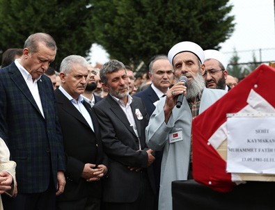 Şehit Kaymakam Muhammet Fatih Safitürk'e veda