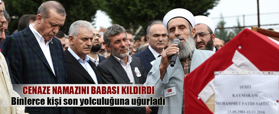 Şehit Kaymakam Muhammet Fatih Safitürk'e veda