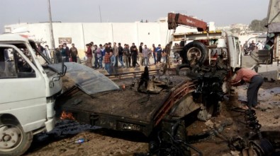 Azez'de bombalı araçla intihar saldırısı