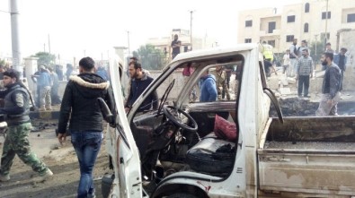 DEAŞ Tarafından Suriye'nin Azez Kentinde Bombalı Araçla İntihar Saldırısı Düzenlendi